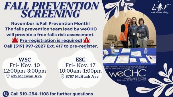 Fall Prevention Screening